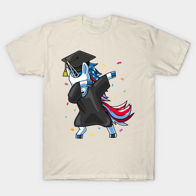 Funny Unicorn Class Of 2020 T-Shirt by DnB